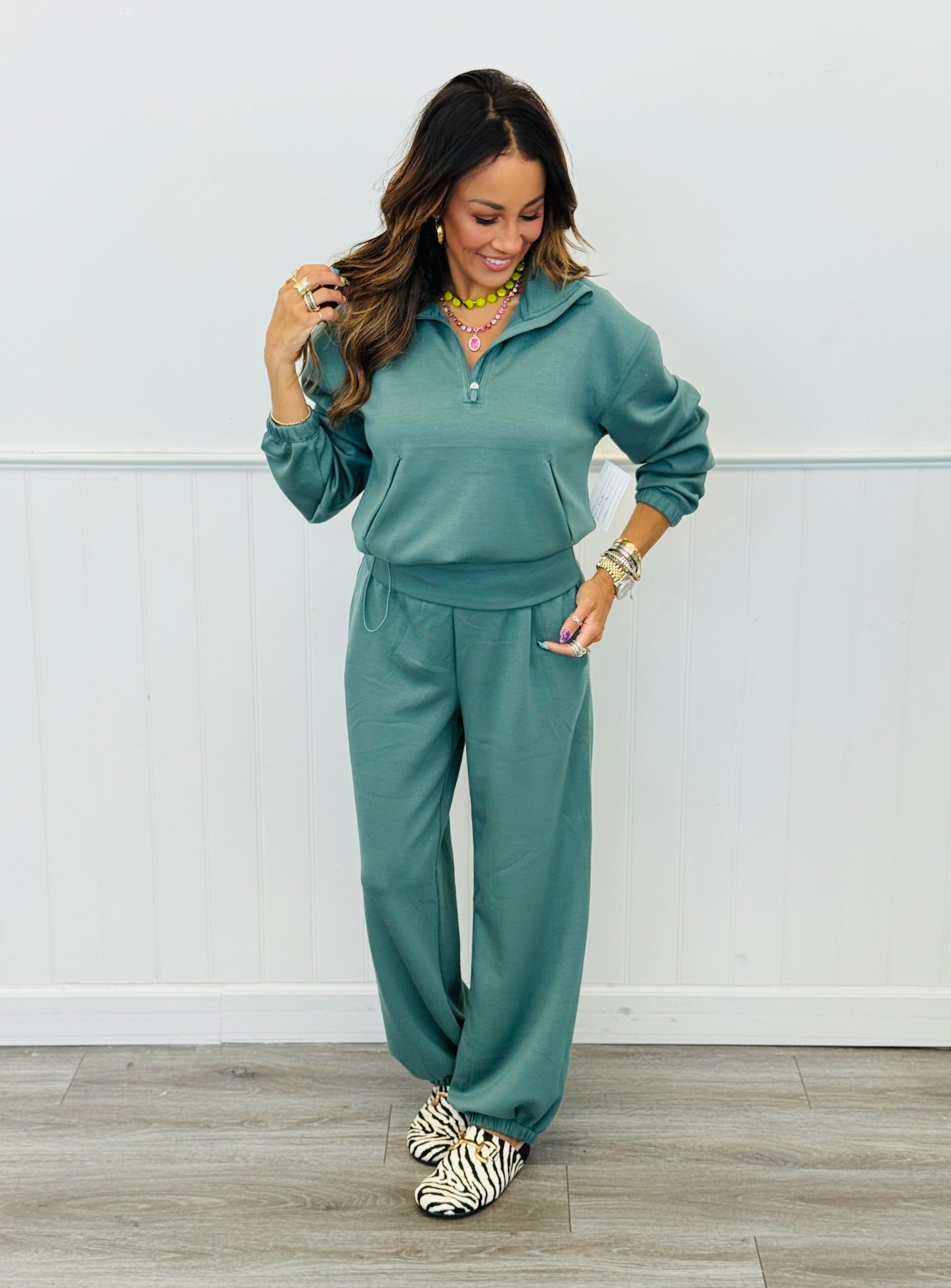 Quarter Zip Sweatshirt (Reg.) - 4 Colors