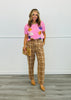 Glitter Pumpkin Short Sleeve Cardigan (Reg. and Plus)