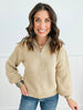 Quarter Zip Sweater Top (Reg.) - 5 Colors