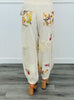 POL Natural Crochet Print Patch Joggers (Reg.)