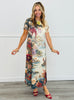 Multi Botanical Floral Maxi Dress (Reg.)
