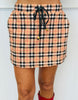 Nora Plaid Skort (Reg. and Plus)