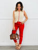 Risen Partial To Scarlet Joggers (Reg & Plus)