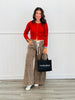 Fitted Button Up Sweater Cardigan (Reg.)-4 Colors