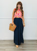 Navy Wide Leg Pants (Reg.)