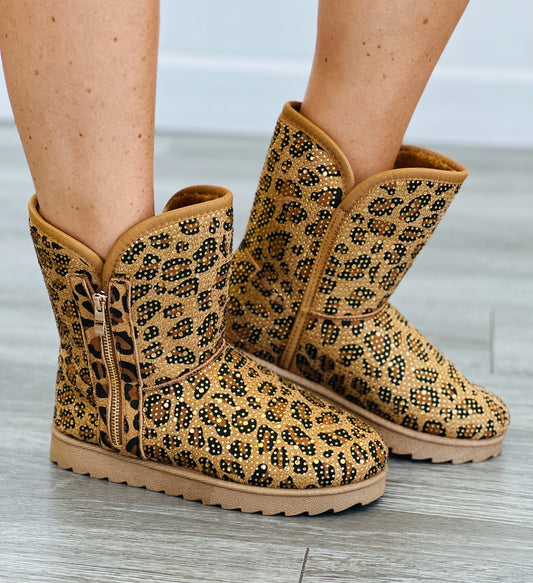 Fancy Fierce Leopard Boots