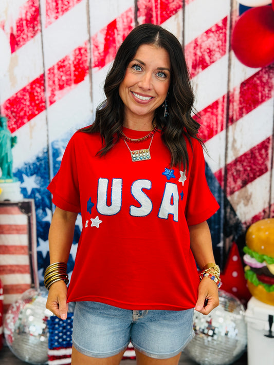 USA Foil Luxe Top (Reg. and Plus)