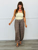 Flowy Plaid Elastic Cuffs Pants (Reg.) - 3 Colors