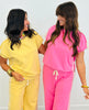 Lace Side Stripe Terry Sweatshirt (Reg.) - 2 Colors