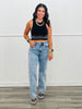 Rhinestone Embellished Tank Top (Reg)- 2 Colors