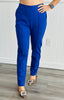 Cobalt Knit Pintuck Trousers (Reg. and Plus)