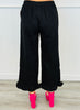 Black Ruffle Hem Pants (Reg.)