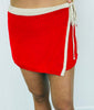 Cherry Tomato Crochet Wrap Mini Skort (Reg.)