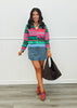 Stripe Delight Sweater Cardigan Top (Reg.) - 4 Colors