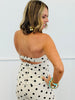 Natural/Black Polka Dot Tube Top (Reg.)