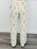 Ivory Flower Woven Pants (Reg & Plus)
