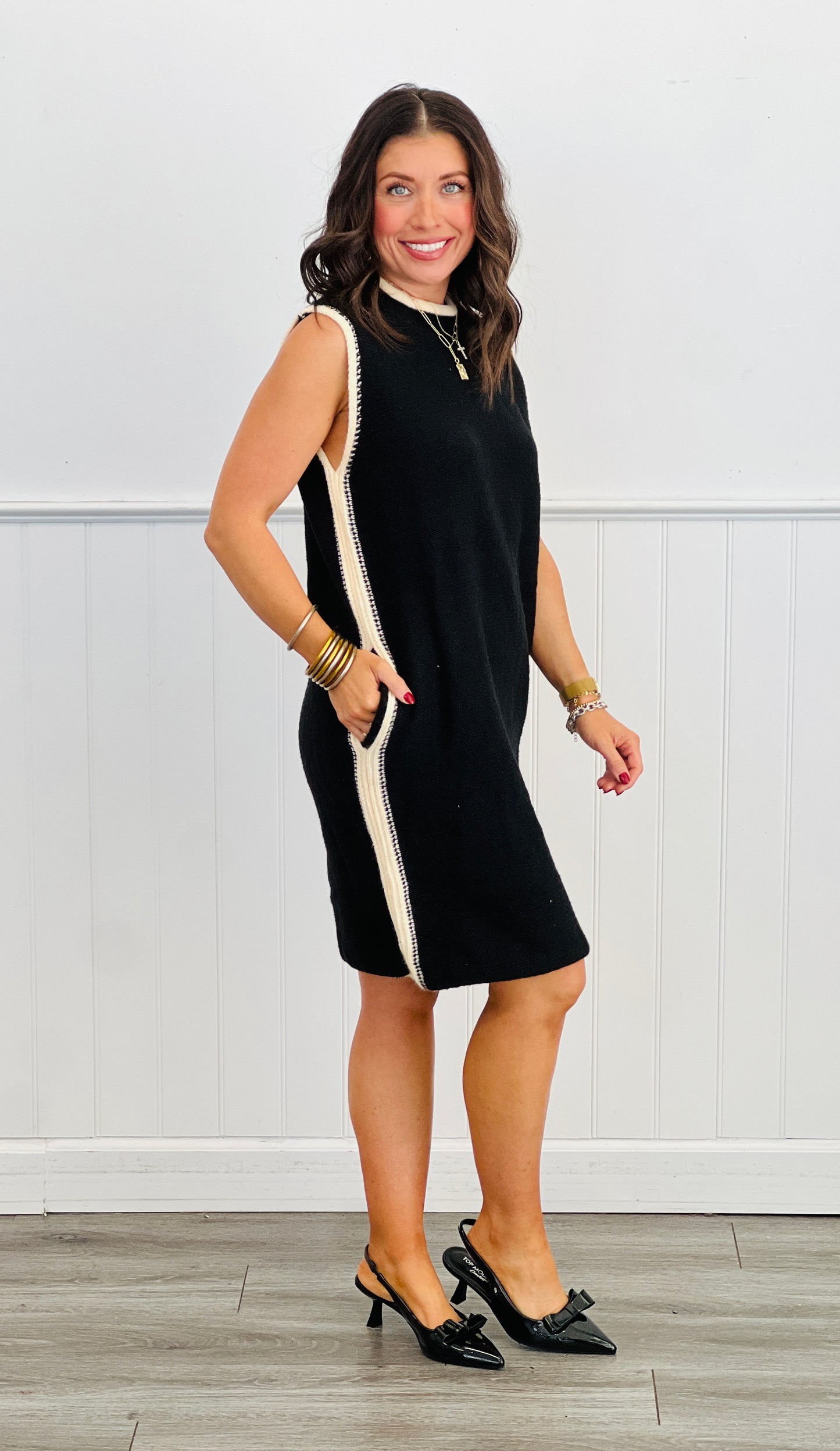 Sweater Knit Midi Dress (Reg.)- 2 Colors