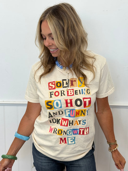 Too Hot to Handle Graphic Tee (Reg. and Plus)