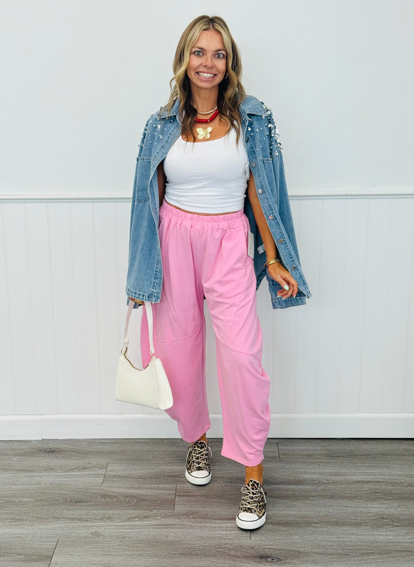 Pink Barrel Pants (One Size)