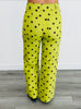 Olive Polka Dot Wide Leg Pants (Reg.)