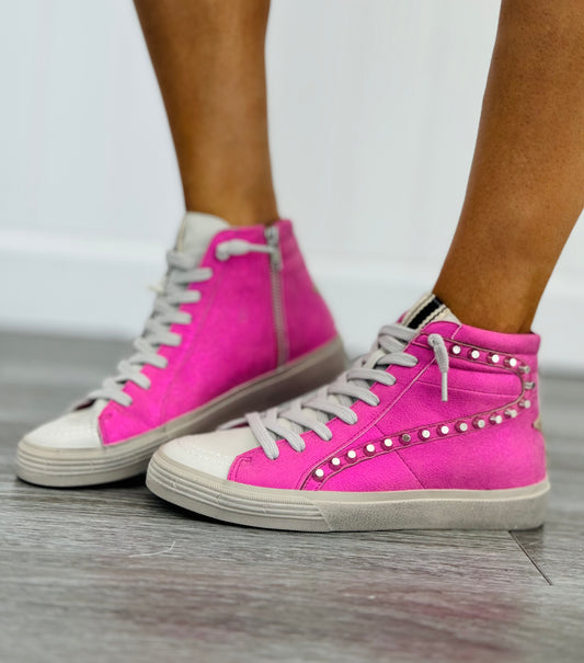 Shu Shop Hot Pink Add Some Sass Sneakers