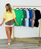 Brushed Hacci Boyfriend Tee (Reg.) - 7 Colors