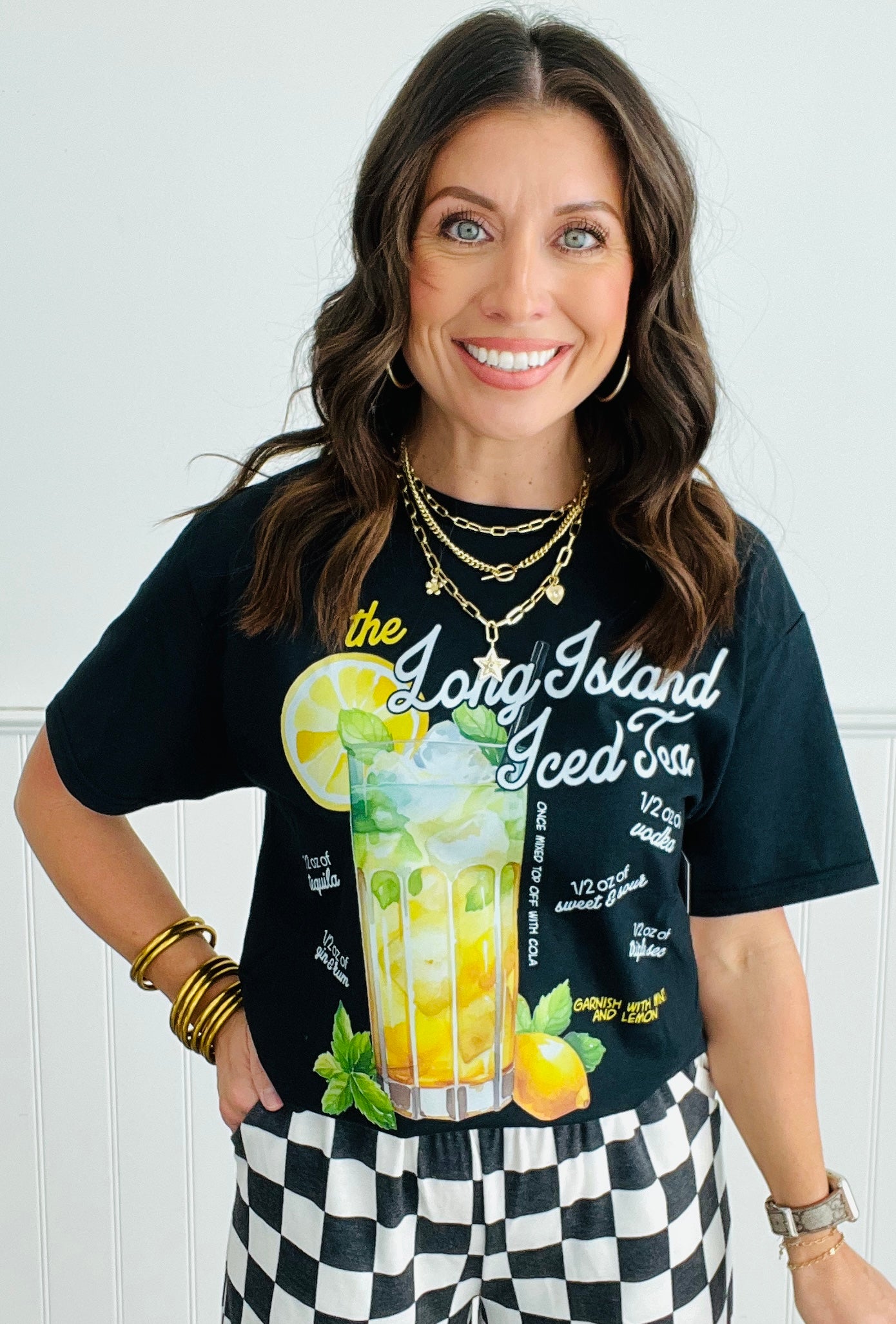 The Long Island Iced Tea Recipe Tee (Reg. and Plus)