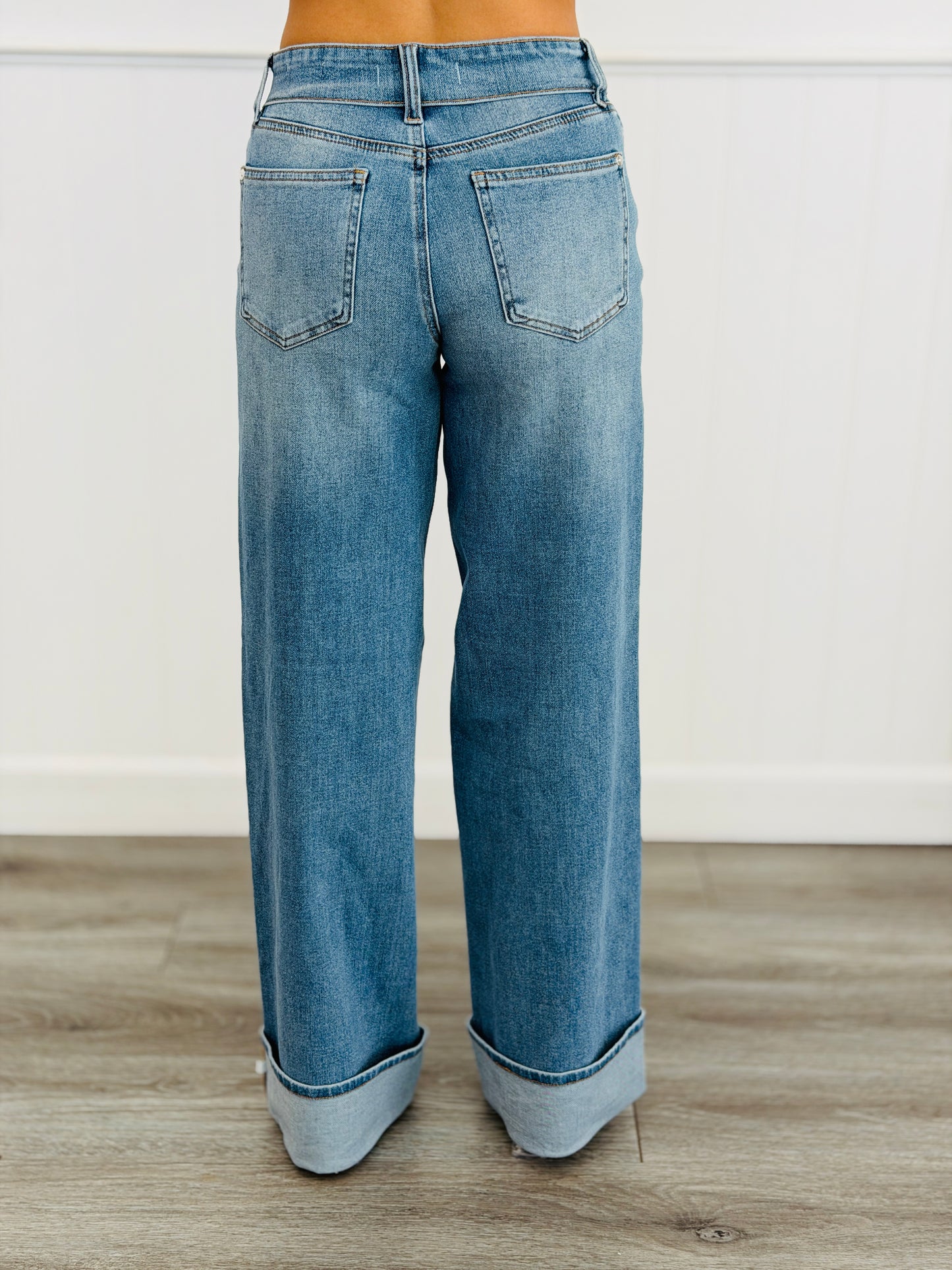 Judy Blue Frankie Fold Over Jeans (Reg. and Plus)