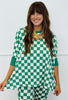 Checkerboard Oversized Top (Reg & Plus)-3 Colors