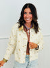 Cream/Tan Polka Dot Barn Jacket (Reg.)