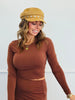Chestnut Long Sleeve Top & Maxi Skirt Set (Reg.)