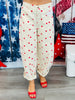 Cream/Red Polka Dot Wide Leg Pants (Reg.)