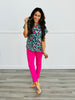 Dear Scarlett Hot Pink Magic High Waist Skinny Pants (Reg. and Plus)