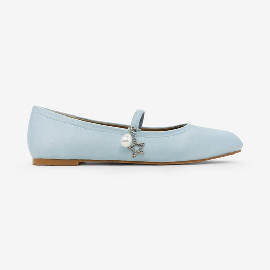 Light Blue Charming Moments Mary Jane Flats