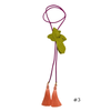 Rahya - Goldfish Bolo Necklace is Olive Green (3 styles)