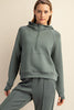 Half Zip Scuba Hoodie (Reg. and Plus) - 5 Colors