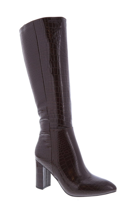 Brown Rock The Croc Boots