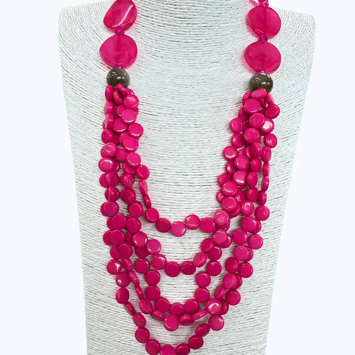 Brightside Beaded Layered Necklace (4 Colors)