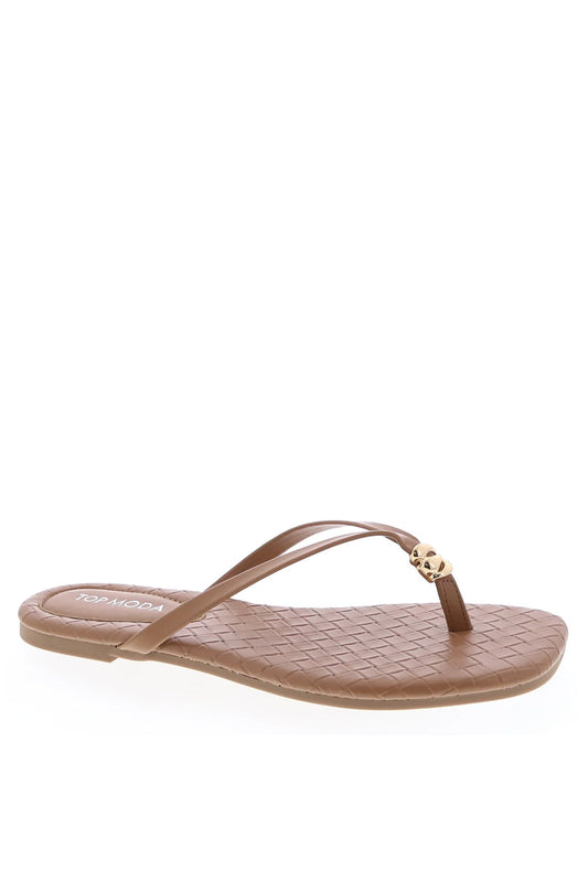 Camel Coastal Charm Sandals