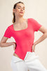 No Bra Needed Short Sleeve Bodysuit (Reg. and Plus) - 8 Colors