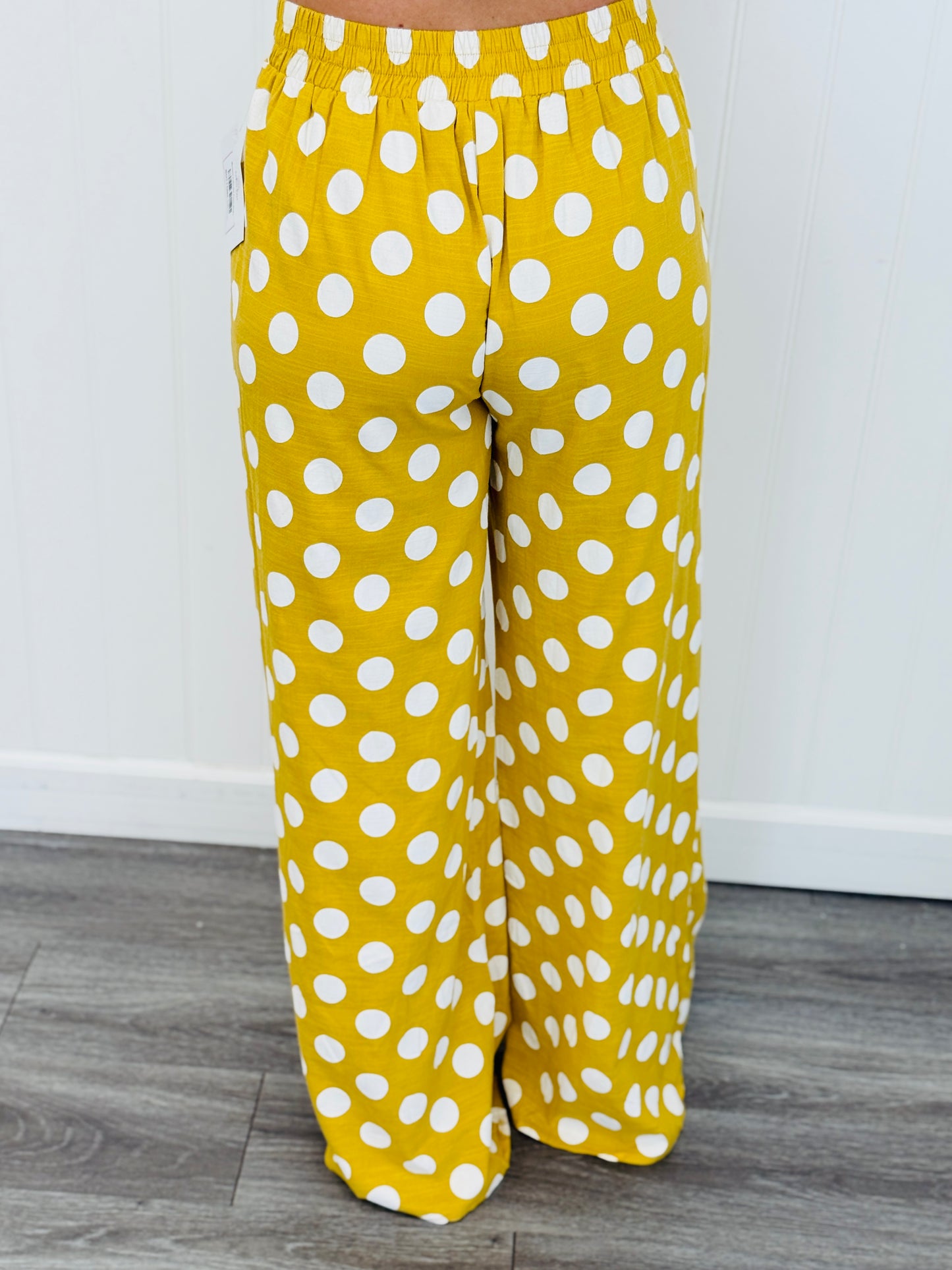 Mustard Polka Dot Pants (Reg.)