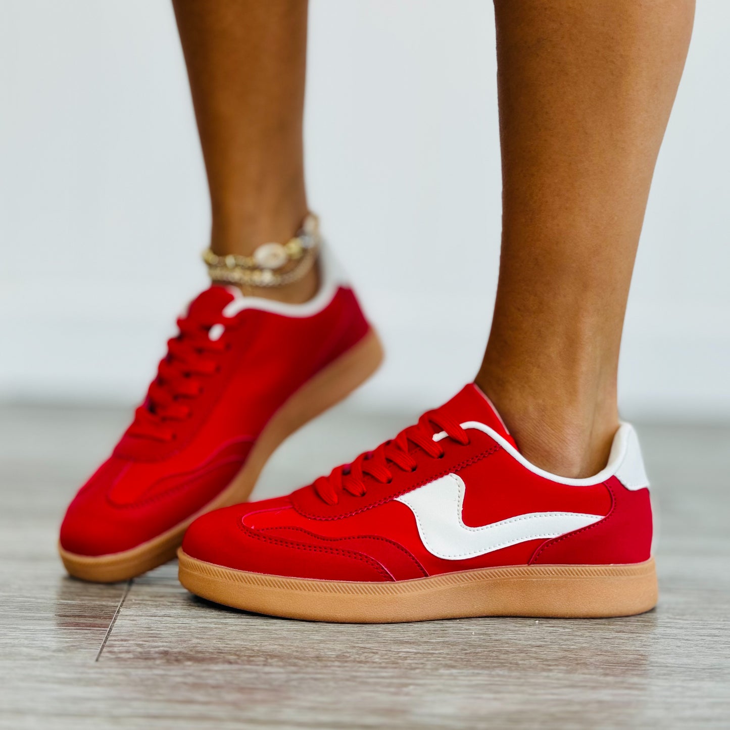 Red Follow You Anywhere Sneakers