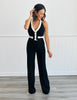 Halter Top & Flare Pants Set (Reg)-2 Colors