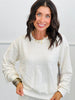 Rhinestone Knit Sweatshirt (Reg.)-5 Colors