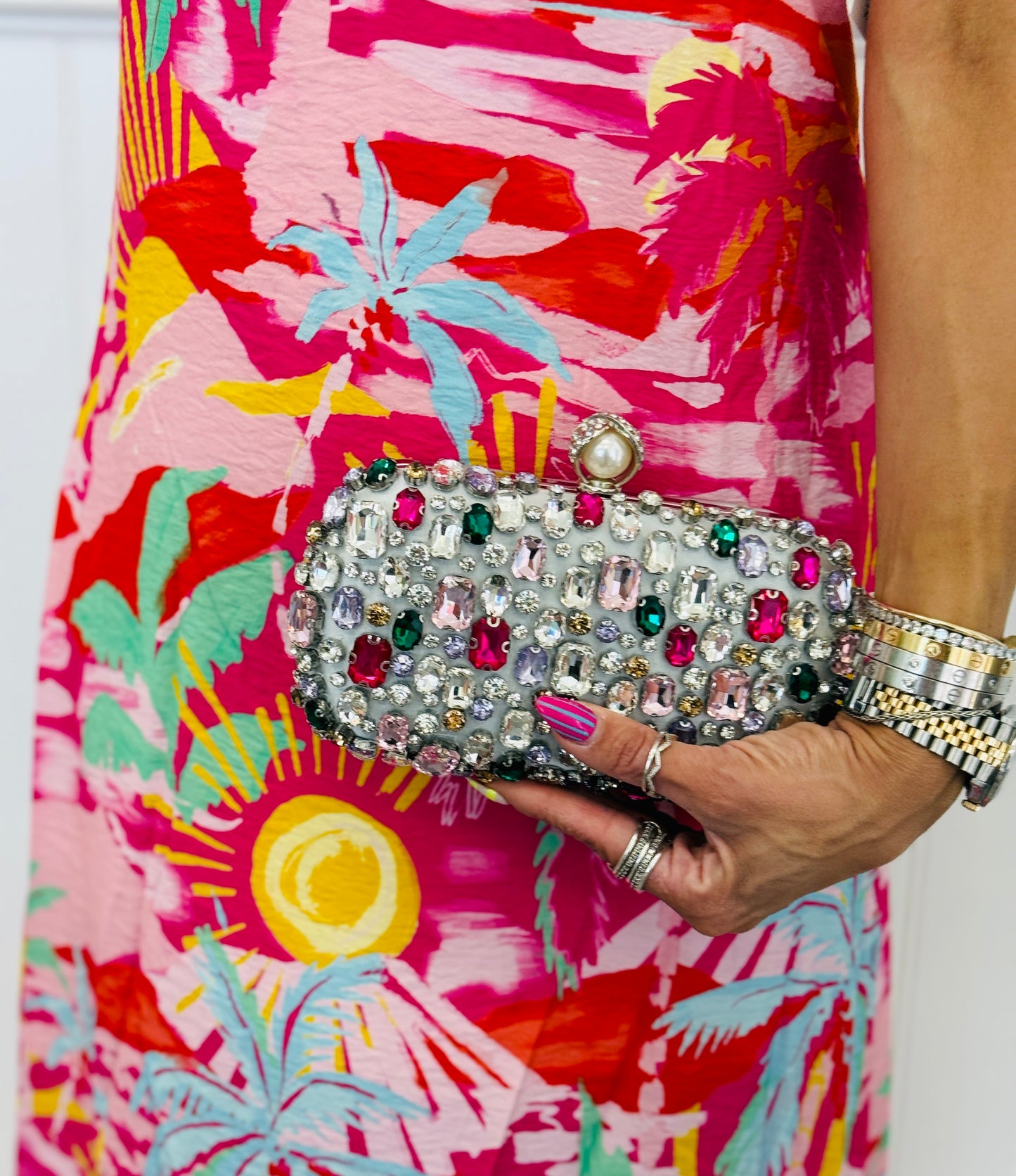 Glitz & Glam Jeweled Clutch (3 colors)