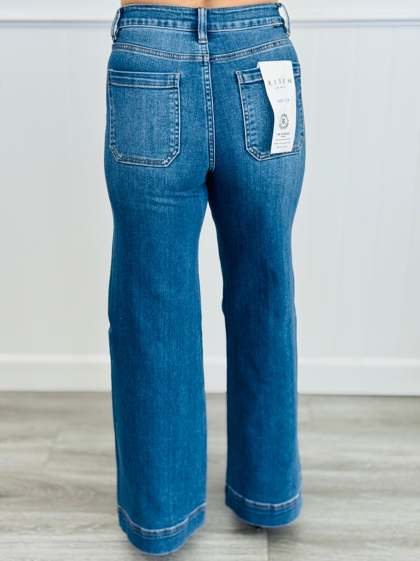 Risen Unbelievably You Pintuck Tummy Control Jeans (Reg & Plus)