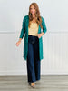 Shimmering Sequin Longline Cardigan (Reg & Plus)-3 Colors
