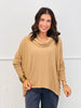 Cozy Drape Cowl Neck Tunic Top (Reg.)-2 Colors