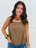 Bubble Hem Cami Tank Top (Reg.)-3 Colors