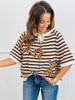 Striped Star Patch Top (Reg & Plus)